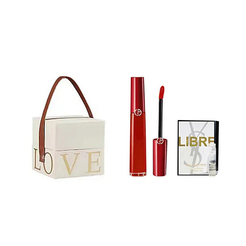 

GIORGIO ARMANI Подарочный набор Mini Помада Lip stain+Libre, Подарочный набор Mini Помада Lip stain+Libre