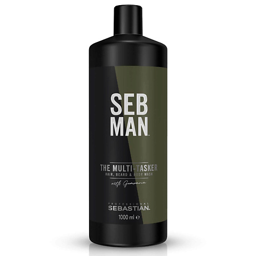 

SEBASTIAN PROFESSIONAL Мужской шампунь 3-в-1 Seb Man The Multitasker 1000, Мужской шампунь 3-в-1 Seb Man The Multitasker