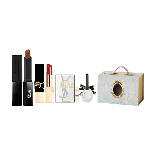 

YVES SAINT LAURENT Rouge Pur Couture The Slim + мини-помада Rouge Pur Couture + пробник YSL Libre, Rouge Pur Couture The Slim + мини-помада Rouge Pur Couture + пробник YSL Libre
