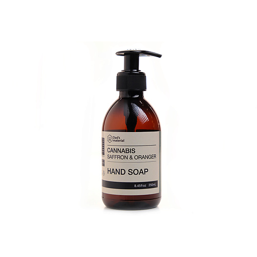 

DAD'S MATERIAL Жидкое мыло "Cannabis, Saffron & Oranger", Жидкое мыло "Cannabis, Saffron & Oranger"
