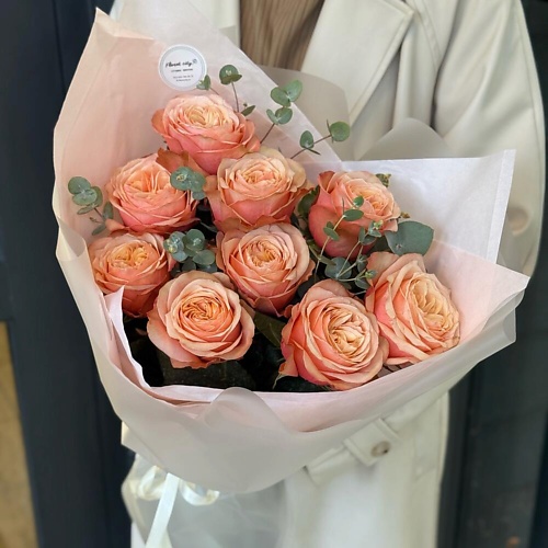 

MERSI FLOWERS Букет из осенней Розы Кахала, Букет из осенней Розы Кахала