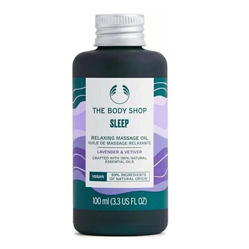 

THE BODY SHOP Расслабляющее массажное масло перед сном Sleep Relaxing Massage 100, Расслабляющее массажное масло перед сном Sleep Relaxing Massage