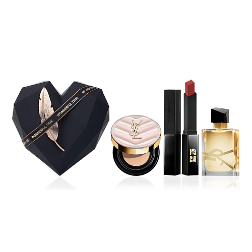 

YVES SAINT LAURENT Кушон Touche Eclat Glow-Pact + Помада Rouge Pur Couture The Slim + Libre, Кушон Touche Eclat Glow-Pact + Помада Rouge Pur Couture The Slim + Libre