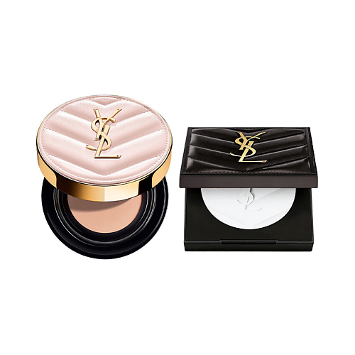 

YVES SAINT LAURENT Тональный кушон + Компактная пудра All Hours Hyper Finish Powder, Тональный кушон + Компактная пудра All Hours Hyper Finish Powder