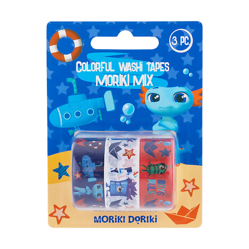 

MORIKI DORIKI Цветной скотч Moriki Mix, Цветной скотч Moriki Mix