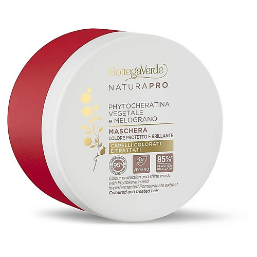 

BOTTEGA VERDE Маска для окрашенных волос Natura Pro Pomegranate Extract Mask 250, Маска для окрашенных волос Natura Pro Pomegranate Extract Mask