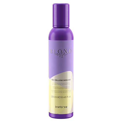 

INEBRYA Мусс антижелтый для оттенков блонд No Yellow 250, Мусс антижелтый для оттенков блонд No Yellow