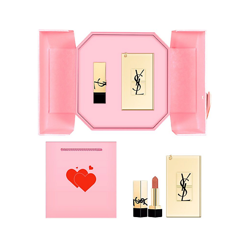 

YVES SAINT LAURENT Подарочный набор: Помада + Зеркало Haute Couture Compact Mirror, Подарочный набор: Помада + Зеркало Haute Couture Compact Mirror