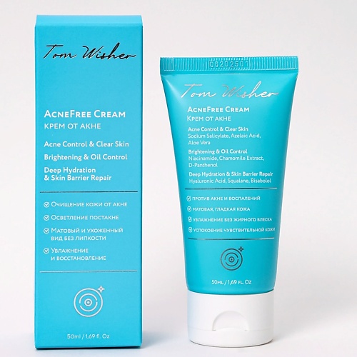 

TOM WISHER Крем от акне от высыпаний от прыщей от воспалений 50, Крем от акне от высыпаний от прыщей от воспалений