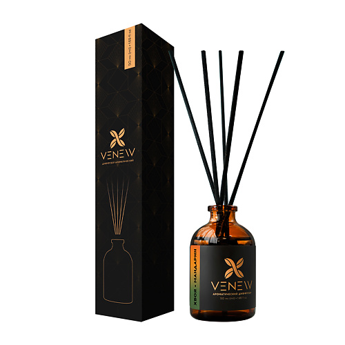 

VENEW Диффузор ароматизатор для дома парфюм Хвоя Мандарин 50, Диффузор ароматизатор для дома парфюм Хвоя Мандарин