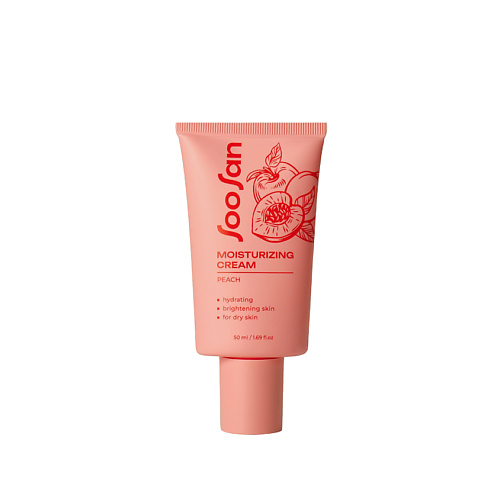 

SOOSAN Крем для лица увлажняющий с экстрактом персика Moisturizing Cream With Peach 50, Крем для лица увлажняющий с экстрактом персика Moisturizing Cream With Peach