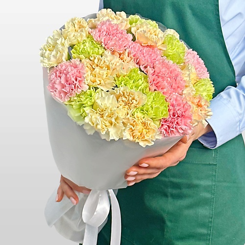 

STUDIO FLORISTIC Букет из Гвоздик 25 шт «Фруктовое Драже», Букет из Гвоздик 25 шт «Фруктовое Драже»