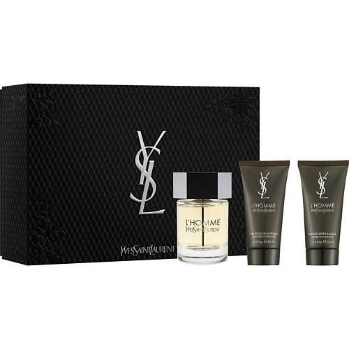 

YVES SAINT LAURENT Набор L'Homme: Туалетная вода + Гель для душа + Бальзам после бритья, Набор L'Homme: Туалетная вода + Гель для душа + Бальзам после бритья