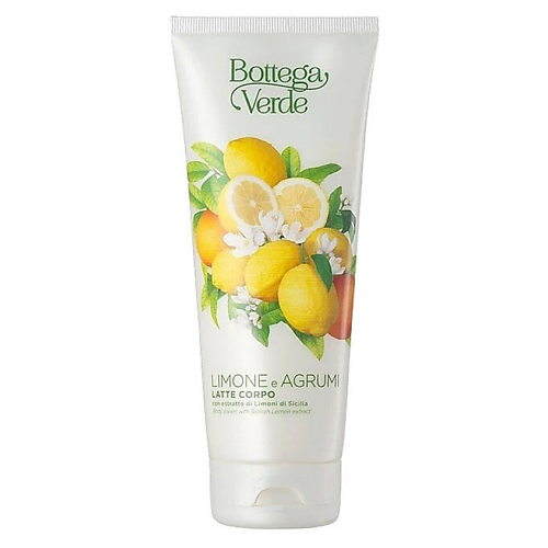 

BOTTEGA VERDE Питательный крем для тела с экстрактом сицилийского лимона Limone E Agrumi 200, Питательный крем для тела с экстрактом сицилийского лимона Limone E Agrumi