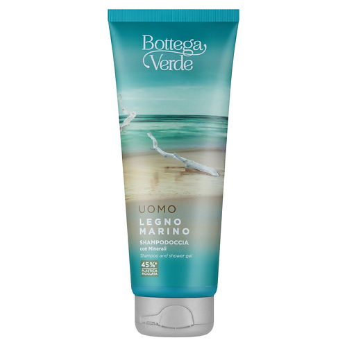 

BOTTEGA VERDE Шампунь и гель для душа с минералами Legno Marino 200, Шампунь и гель для душа с минералами Legno Marino