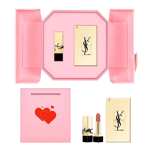

YVES SAINT LAURENT Подарочный набор: Помада + Зеркало Haute Couture Compact Mirror, Подарочный набор: Помада + Зеркало Haute Couture Compact Mirror