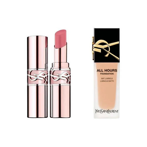 

YVES SAINT LAURENT Бальзам Loveshine Candy Glow + Тональный крем All Hours Foundation, Бальзам Loveshine Candy Glow + Тональный крем All Hours Foundation