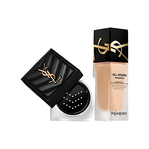 

YVES SAINT LAURENT Набор All Hours: Тональный крем + Рассыпчатая пудра, Набор All Hours: Тональный крем + Рассыпчатая пудра