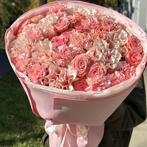 

MERSI FLOWERS Французская Роза/диантус/роза кустовая, Французская Роза/диантус/роза кустовая