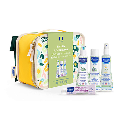 

MUSTELA Набор FAMILY ADVENTURES PASTEL SUITCASE, Набор FAMILY ADVENTURES PASTEL SUITCASE