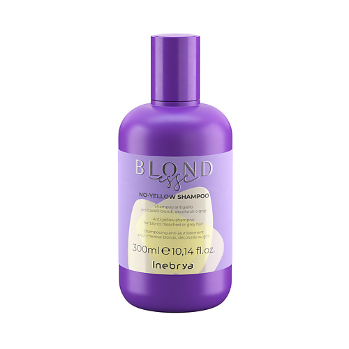 

INEBRYA Шампунь антижелтый для осветленных и седых волос No Yellow 300, Шампунь антижелтый для осветленных и седых волос No Yellow