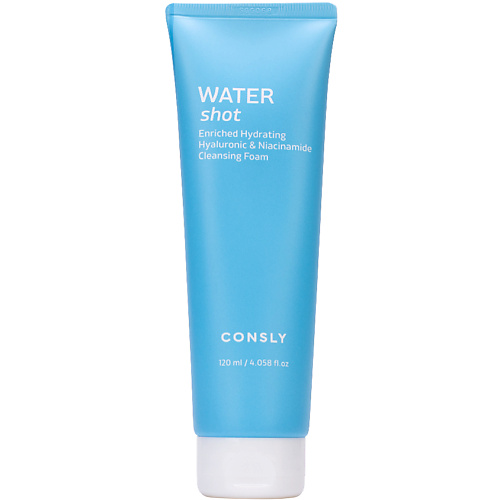 

CONSLY Увлажняющая очищающая пенка с комплексом гиалуроновых кислот и ниацинамидом Water Shot Cleansing Foam 120, Увлажняющая очищающая пенка с комплексом гиалуроновых кислот и ниацинамидом Water Shot Cleansing Foam