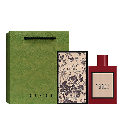 

GUCCI Парфюмерная вода Bloom Ambrosia di Fiori Eau de Parfum Intense + Подарочный пакет, Парфюмерная вода Bloom Ambrosia di Fiori Eau de Parfum Intense + Подарочный пакет