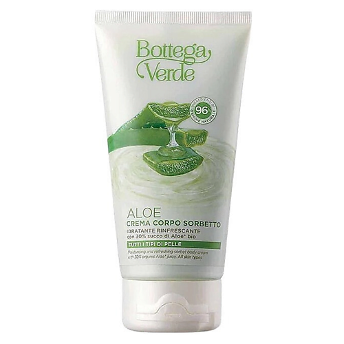 

BOTTEGA VERDE Увлажняющий крем для тела «Алоэ-сорбет» Aloe Sorbet 150, Увлажняющий крем для тела «Алоэ-сорбет» Aloe Sorbet
