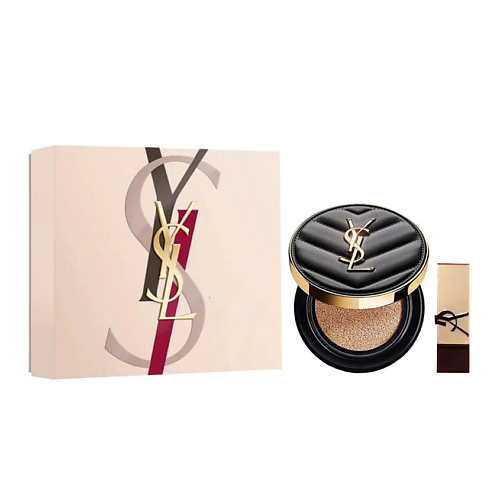 

YVES SAINT LAURENT Кушон Le Cushion Encre de Peau+ Мини-помада Rouge Pur Couture, Кушон Le Cushion Encre de Peau+ Мини-помада Rouge Pur Couture