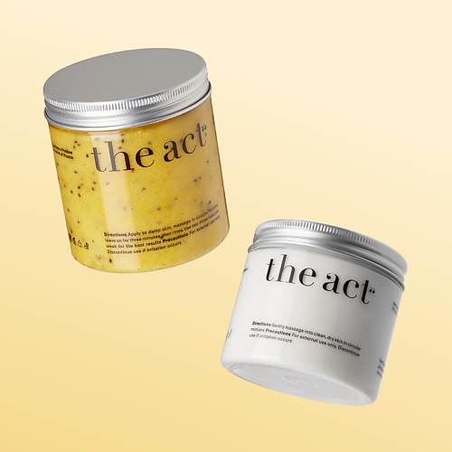 

THE ACT Подарочный набор скраб-бальзам и баттера для тела Манго, Подарочный набор скраб-бальзам и баттера для тела Манго