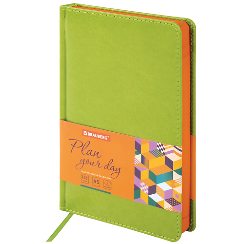 

BRAUBERG Ежедневник недатированный А5 Rainbow, Ежедневник недатированный А5 Rainbow