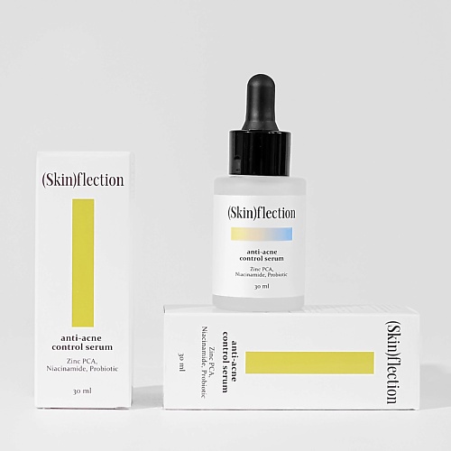 

SKIN FLECTION Сыворотка от прыщей, акне и воспалений для проблемной кожи лица 30, Сыворотка от прыщей, акне и воспалений для проблемной кожи лица