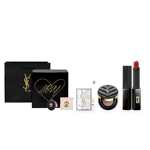 

YVES SAINT LAURENT Подарочный набор с помадой YSL Black Gold Box, Подарочный набор с помадой YSL Black Gold Box