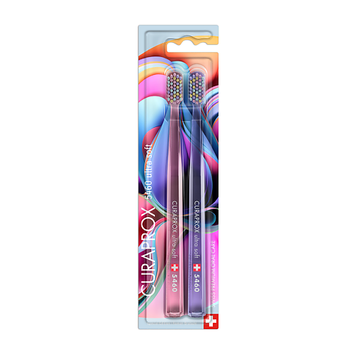 

CURAPROX Набор зубных щеток "ultrasoft" Duo Colorful Curls 2023, Набор зубных щеток "ultrasoft" Duo Colorful Curls 2023