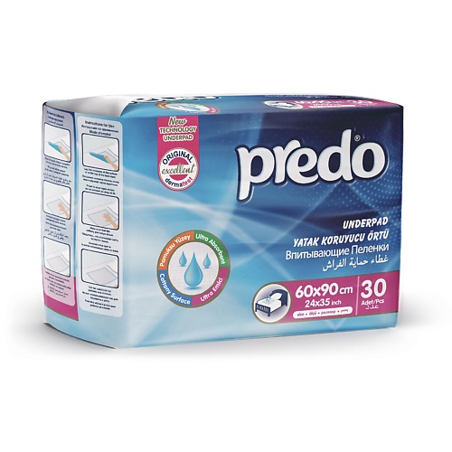 

PREDO Впитывающие пеленки, Впитывающие пеленки
