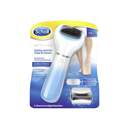 

SCHOLL Электрическая пилка для ног Velvet Smooth, Электрическая пилка для ног Velvet Smooth