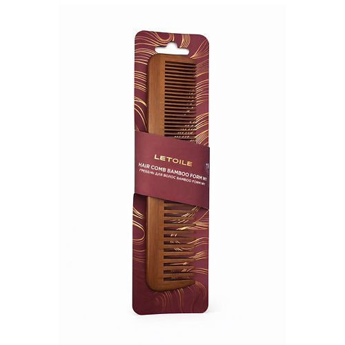 Расческа для волос ЛЭТУАЛЬ Гребень для волос Letoile Hair Bamboo Form № 1