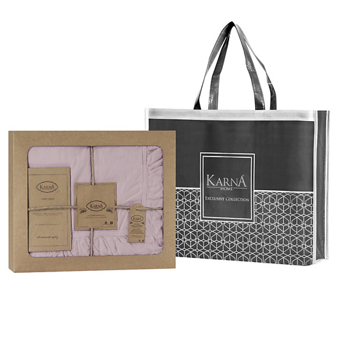 

KARNA Постельное белье STONEWASH евро с оборкой, Постельное белье STONEWASH евро с оборкой