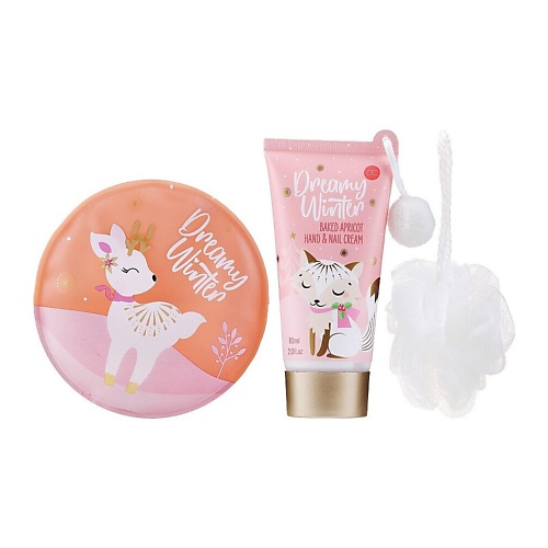 

ACCENTRA Набор Dreamy Winter: Губка для душа + Крем для рук, Набор Dreamy Winter: Губка для душа + Крем для рук