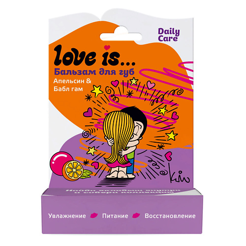 

LOVE IS… Бальзам для губ Апельсин-бабл гам в худ.кор., Бальзам для губ Апельсин-бабл гам в худ.кор.