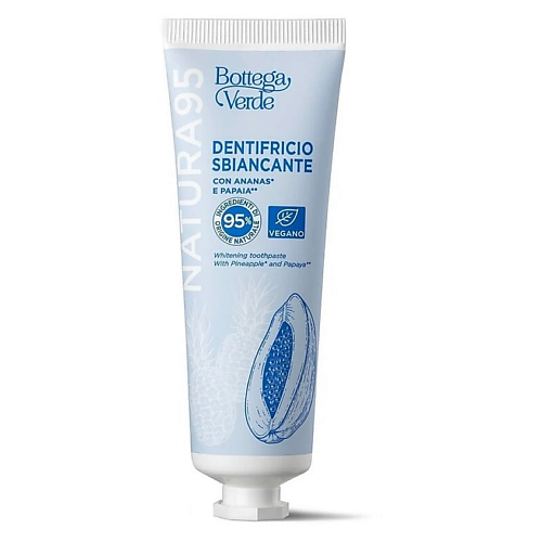 

BOTTEGA VERDE Отбеливающая зубная паста Whitening Toothpaste 75, Отбеливающая зубная паста Whitening Toothpaste