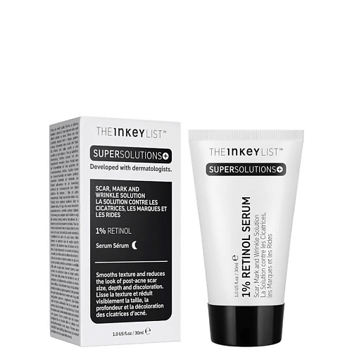 

THE INKEY LIST Обновляющая сыворотка с ретинолом SuperSolutions 1% Retinol, против морщин и акне 30, Обновляющая сыворотка с ретинолом SuperSolutions 1% Retinol, против морщин и акне