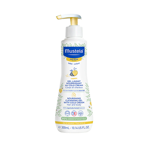 

MUSTELA Питательный гель для купания Nourishing Clean sing Gel with Cold Cream 300, Питательный гель для купания Nourishing Clean sing Gel with Cold Cream