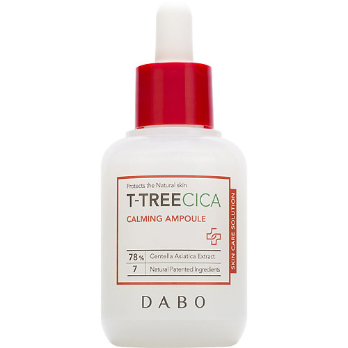

DABO Балансирующая сыворотка с маслом чайного дерева и экстрактом центеллы азиатской T-Tree Cica Calming Ampoule 50, Балансирующая сыворотка с маслом чайного дерева и экстрактом центеллы азиатской T-Tree Cica Calming Ampoule