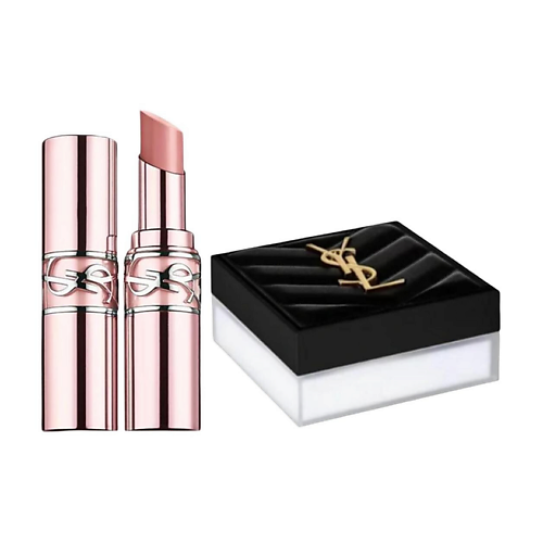 

YVES SAINT LAURENT Помада-бальзам Loveshine Candy Glow + Пудра YSL All Hours Hyper Blur, Помада-бальзам Loveshine Candy Glow + Пудра YSL All Hours Hyper Blur