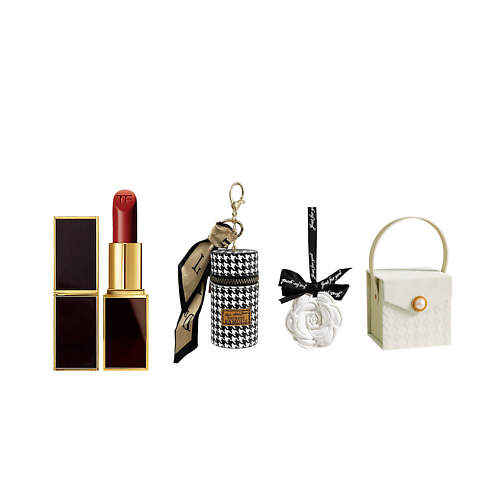 

YVES SAINT LAURENT Подарочный набор: Помада Tom Ford + Аксессуары YSL, Подарочный набор: Помада Tom Ford + Аксессуары YSL