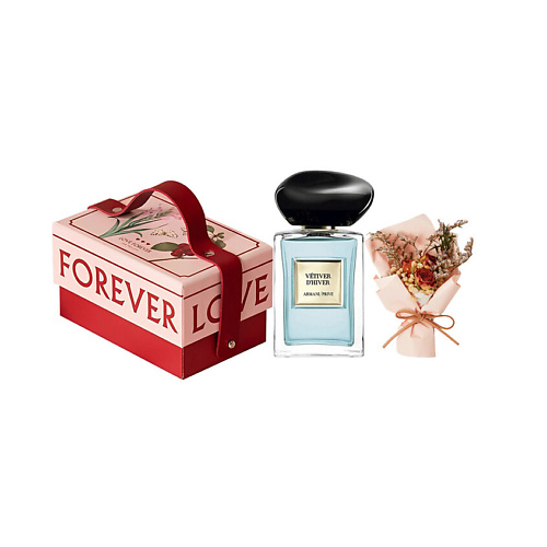 

GIORGIO ARMANI Парфюмерный набор Vetiver d'Hiver +Падарочная упаковка+букет, Парфюмерный набор Vetiver d'Hiver +Падарочная упаковка+букет