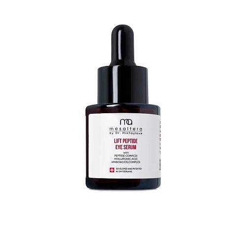 

MESALTERA BY DR. MIKHAYLOVA Лифтинговая сыворотка для области вокруг глаз LIFT PEPTIDE EYE 20, Лифтинговая сыворотка для области вокруг глаз LIFT PEPTIDE EYE
