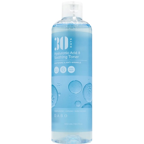 

DABO Увлажняющий Тонер с 8 видами Гиалуроновой Кислоты и Витамином B3 Hyaluronic Acid & Soothing Toner 300, Увлажняющий Тонер с 8 видами Гиалуроновой Кислоты и Витамином B3 Hyaluronic Acid & Soothing Toner