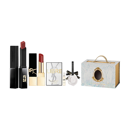 

YVES SAINT LAURENT Rouge Pur Couture The Slim + мини-помада Rouge Pur Couture + пробник YSL Libre, Rouge Pur Couture The Slim + мини-помада Rouge Pur Couture + пробник YSL Libre
